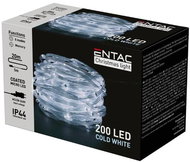 ENTAC Nano LED Christmas chain 20 m, outdoor, cold light, 200 LEDs - Light Chain