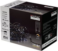 ENTAC LED Christmas chain 9 m, outdoor, warm light, 120 LEDs - Light Chain