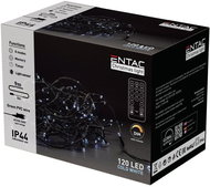 ENTAC LED Christmas chain 9 m, outdoor, cold light 120 LED - Light Chain