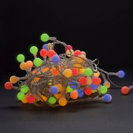 ENTAC LED Christmas chain 9 m, outdoor, multicolour, 120 LED balls - Light Chain