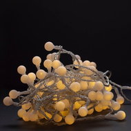 ENTAC LED Christmas chain 9 m, outdoor, warm light, 120 LED balls - Light Chain