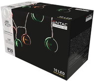 ENTAC LED Christmas chain 1,35 m, indoor, warm light, 10 LED balls - Light Chain