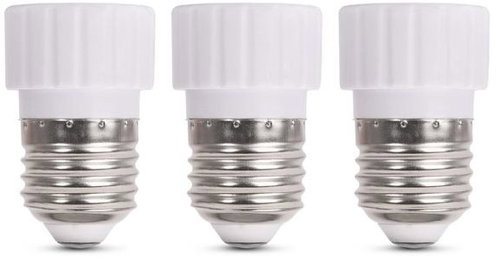 Entac Bulb Adapter - E27 to GU10, 3 pcs - Adapter - Main image