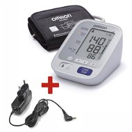 OMRON M3 with a colour hypertension indicator + a power source - Pressure Monitor
