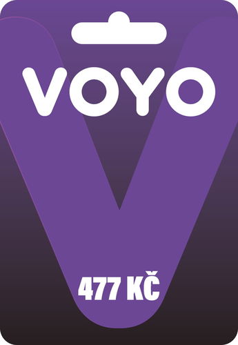 Voyo předplacená karta 477Kč - Dárkový poukaz - Hlavní obrázek