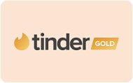 Tinder Gold One Months Voucher - Gift Card