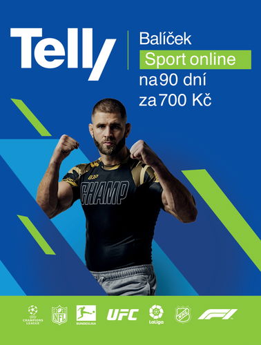 TELLY Sportovni balíček - předplatné 3 měsíce - Dárkový poukaz - Hlavní obrázek