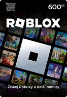 Roblox předplacená karta 600Kč - Dárkový poukaz