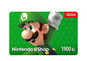 Karta na e-shop Nintendo 1900Kč - Dárkový poukaz