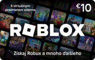 Darčekový poukaz Digitálna darčeková karta Roblox 10 EUR - Dárkový poukaz