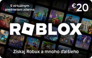 Darčekový poukaz Digitálna darčeková karta Roblox 20 EUR - Dárkový poukaz