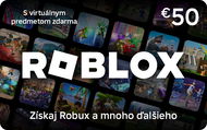 Darčekový poukaz Digitálna darčeková karta Roblox 50 EUR - Dárkový poukaz