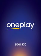 Dárkový poukaz Oneplay předplacená karta 600Kč - Dárkový poukaz