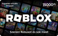 Ajándékutalvány Roblox előre fizetett kártya 15 000 Ft - Dárkový poukaz