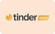Tinder Gold One Month Voucher - Ajándékutalvány