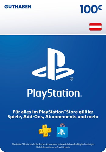 PlayStation-Guthabenkarte 100 EUR Hauptbild PlayStation-Guthabenkarte 100 EUR - Geschenkgutschein - Hauptbild