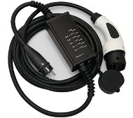 BACHTEC Type 2 (Mennekes) / Schuko (230V), 16A - 230V - 5m, Tesla button - EV Charging Cable