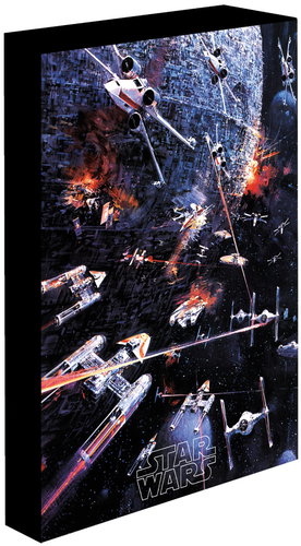 Star Wars, 30 × 40 cm - LED illuminated image - Painting - Main image