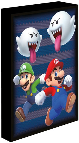 Super Mario, 30 × 40 cm - LED illuminated image - Painting - Main image