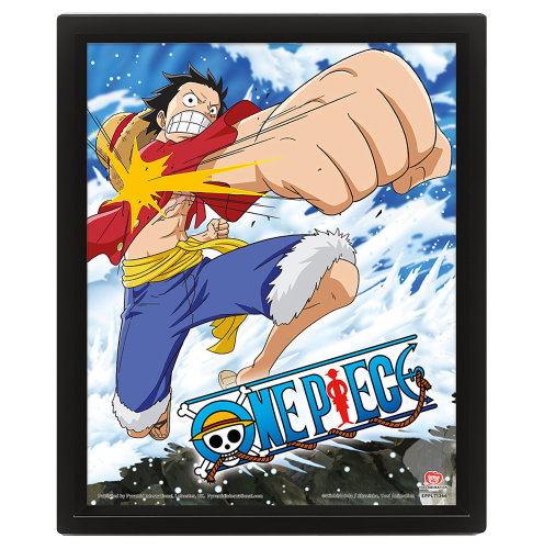 One Piece Gum Gum Pistol- 3D image - Painting - Main image