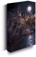 Harry Potter - Hogwarts Castle, 30 × 40 cm - LED lighted image - Painting