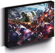 Marvel, 30 × 40 cm - LED illuminated image - Painting