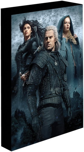 The Witcher, 30 × 40 cm - LED illuminated image - Painting - Main image