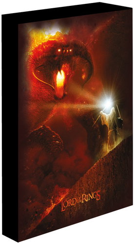 Lord of the Rings - Balrog, 30 × 40 cm - LED lighted image - Painting - Main image