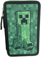 RED ROBIN Minecraft pencil case, two-tiered, equipped - Pencil Case