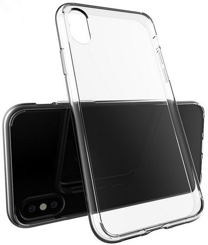 Epico Twiggy Gloss for iPhone X, white transparent - Phone Cover - Main image