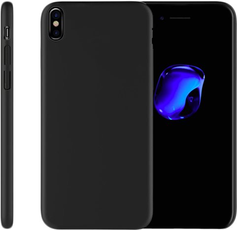 Epico Ultimate Gloss for iPhone X - Black - Phone Cover - Main image