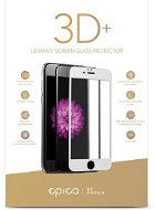 Epico Glass 3D+ pro iPhone 8, bílé - Üvegfólia