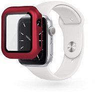 Epico Glass Case For Apple Watch 4/5/6/SE (40mm) - piros - Okosóra tok