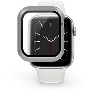 Epico Glass Case for Apple Watch 4/5/6/SE (44 mm) - silver - Protective Watch Cover