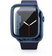 Epico Glass Case Apple Watch 7 (41 mm) - blue metallic - Protective Watch Cover