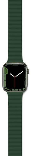 Epico magnetický pásek pro Apple Watch SE/Series 1-9 (42/44/45mm)/10 (46mm)/Ultra (49mm) - ZELENÁ/še - Řemínek - Hlavní obrázek