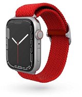 Epico textilný pletený remienok na Apple Watch 42/44/45 mm – červený - Remienok na hodinky
