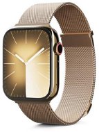 Epico Milanese+ na Apple Watch 42/44/45/49mm zlatý - Remienok na hodinky