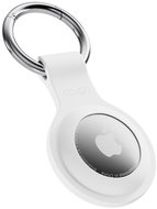 Epico silikonové pouzdro AirTag (1.-2. gen) s plnou zadní stranou - bílá - AirTag klíčenka