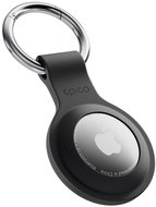 Epico Silicone Case for AirTag (1st-2nd Gen) with Full Back Cover - Black - AirTag Key Ring