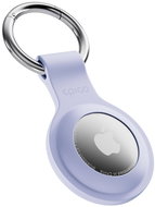 Epico silikonové pouzdro AirTag (1.-2. gen) s plnou zadní stranou - fialová - AirTag klíčenka