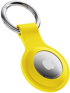 Epico silikonové pouzdro AirTag (1.-2. gen) s plnou zadní stranou - žlutá - AirTag klíčenka