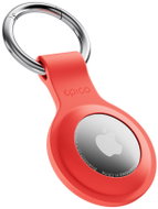 Epico Silikonhülle AirTag (1. - 2. Gen) mit voller Rückseite - rot - AirTag Schlüsselanhänger