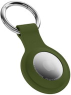 Epico Silikonhülle für AirTag (1.-2. Gen) mit voller Rückseite - khaki - AirTag Schlüsselanhänger