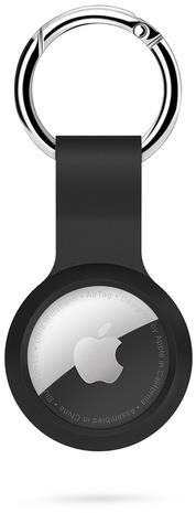 Epico Silicone Case AirTag (1.-2. gen) - Black - AirTag Key Ring - Main image