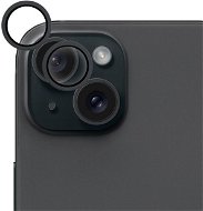 Epico hliníkové ochranné sklo na čočky fotoaparátu pro iPhone 15 / 15 Plus - černá - Camera Glass