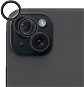 Kamera védő fólia Epico iPhone 15/15 Plus kamera védő fólia - alumínium, fekete - Ochranné sklo na objektiv