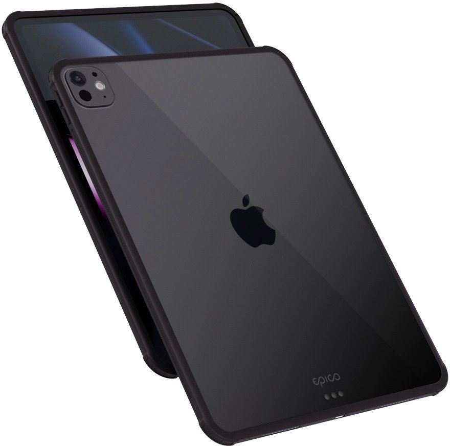 Epico Hero iPad Pro 11" (M4/M5) tok - átlátszó/ fekete