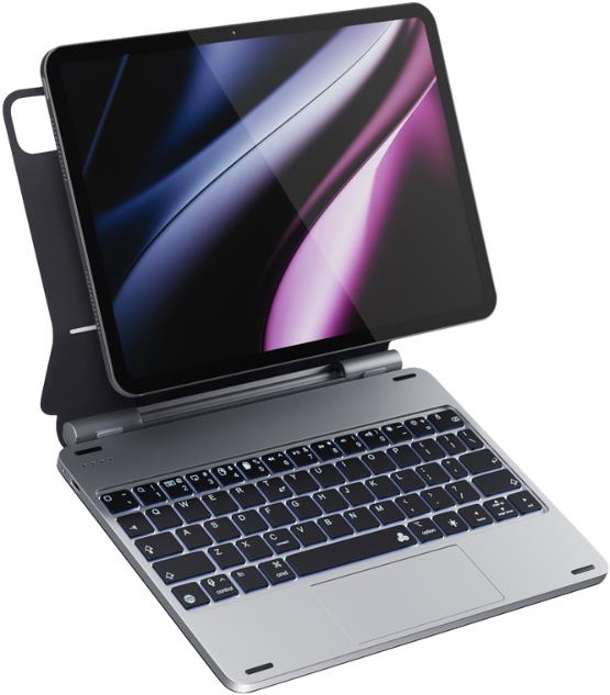 Epico alumínium billentyűzet iPad Pro 11" (M4/M5) készülékhez – DE