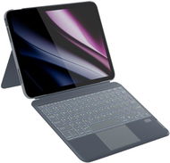 Epico beleuchtete Tastatur mit Gehäuse für iPad Pro 11"/iPad Air 10,9"/10,9" M1/M2/M3 - Deutsch - Tablet-Hülle